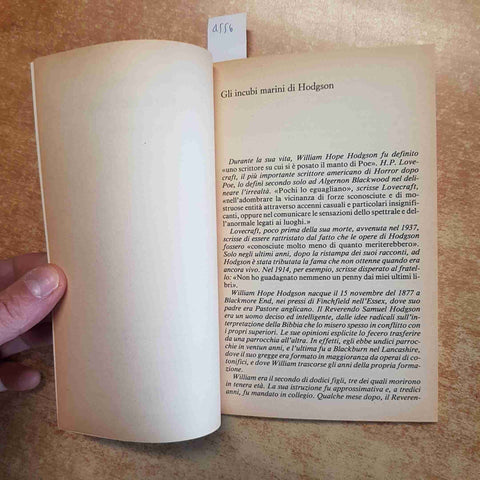 WILLIAM HODGSON - L'ORRORE DEL MARE 1993 NEWTON cento pagine mille lire horror