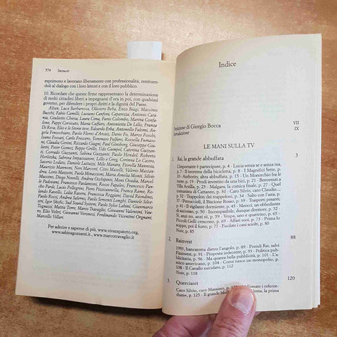 GOMEZ, TRAVAGLIO - INCIUCIO COME LA SINISTRA HA SALVATO BERLUSCONI rai 2005 BUR