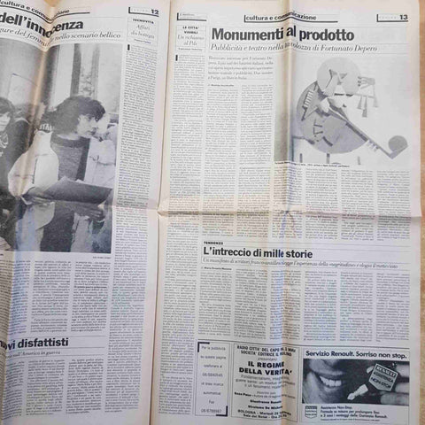 IL MANIFESTO QUOTIDIANO COMUNISTA 26 FEBBRAIO 1991 BUSH KUWAIT SADDAM BAGHDAD
