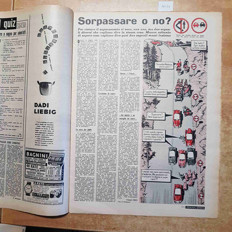 LA DOMENICA DEL CORRIERE 9 MARZO 1958 FANGIO ANNA HEYWOOD NEREO ROCCO CAMPARI