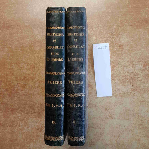 HISTOIRE DU CONSULAT ET DE L'EMPIRE PAR AD THIERS TOME DEUXIEME 1845 LE MONNIER