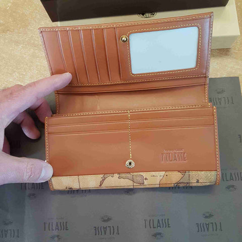 ALVIERO MARTINI 1A CLASSE PORTAFOGLIO DONNA LARGE WALLET NATURAL W0269000 TG. U