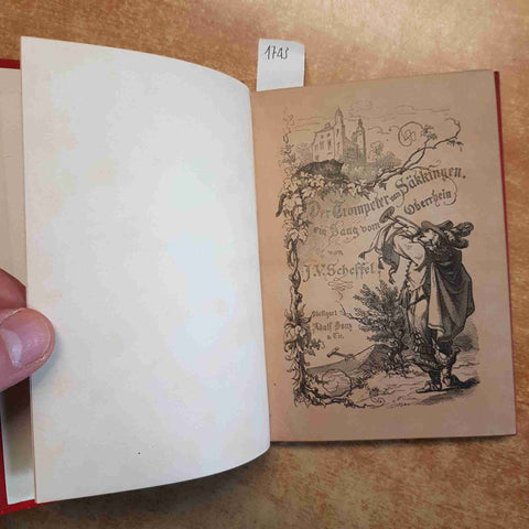 DER TROMPETER VON SAKKINGEN Joseph Viktor von Scheffel 1900 Adolf Bonz