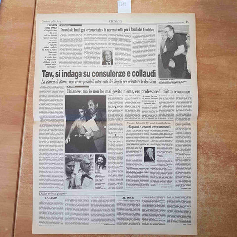 CORRIERE DELLA SERA 6 GIUGNO 1999 ANASTATICA PRIMA PAGINA PANTANI SOSPESO PIRATA