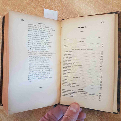 OPERE EDITE E POSTUME DI UGO FOSCOLO POESIE volume unico LE MONNIER 1923