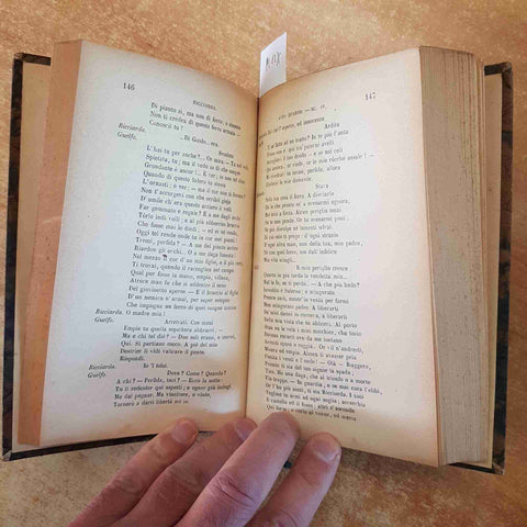 OPERE EDITE E POSTUME DI UGO FOSCOLO POESIE volume unico LE MONNIER 1923