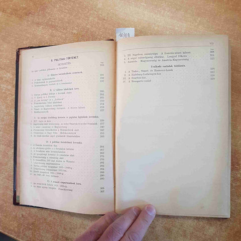 SZATHMARY KAROLY - AZ EMBERI MIVELODES TORTENETE III UJ KOR Budapest 1882 TETTEY