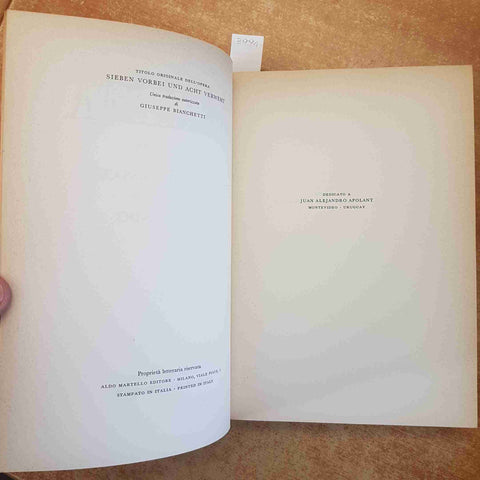 PAUL HERRMANN - SETTE SONO PASSATE E L'OTTAVA STA PASSANDO 1962 ALDO MARTELLO