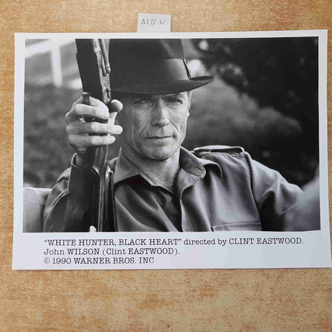 CLINT EASTWOOD foto originale film White Hunter Black Heart 1990 Warner Bros