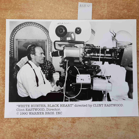 CLINT EASTWOOD foto originale film White Hunter Black Heart 1990 Warner Bros