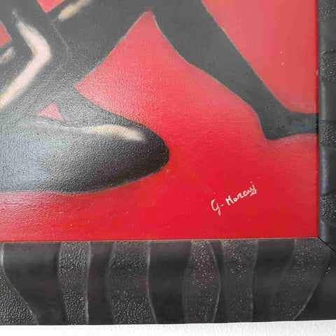 Quadro moderno figura femminile OLIO SU TELA - ARTE CONTEMPORANEA DESIGN ARREDO