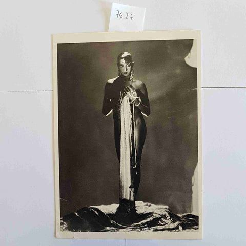 JOSEPHINE BAKER 1930 Fotografia Hoyningen Huene Cartolina Vintage Fotofolio 1979