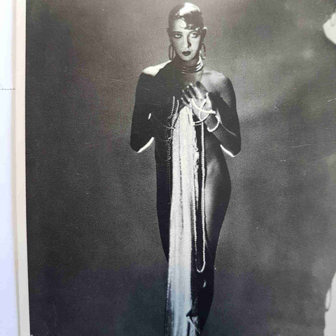 JOSEPHINE BAKER 1930 Fotografia Hoyningen Huene Cartolina Vintage Fotofolio 1979