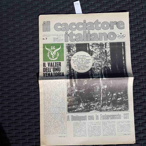 IL CACCIATORE ITALIANO n.7/6/1971 vintage rivista caccia federazione italiana