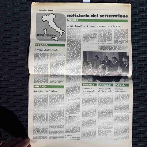 IL CACCIATORE ITALIANO n.7/6/1971 vintage rivista caccia federazione italiana
