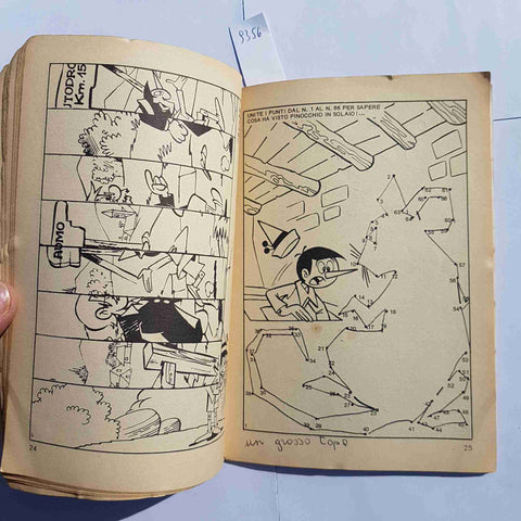 PINOCCHIO N.1 1975 Fumetto Vintage Edizioni Metro Numero 1 LIRE 200