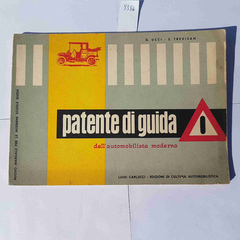 LA PATENTE DI GUIDA Automobilista Moderno Manuale Vintage Autoscuola ILLUSTRATO
