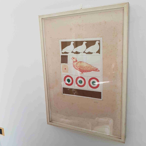 LUCIO DEL PEZZO Serigrafia firmata e numerata 3/7  rara 1972