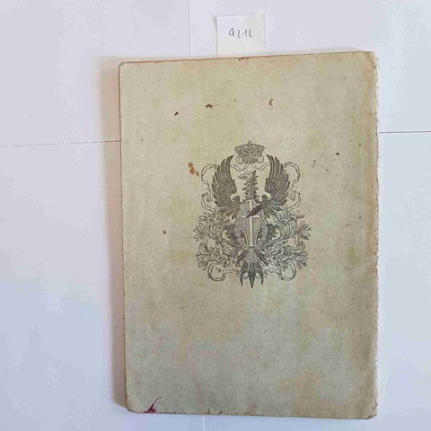 Libretto casse risparmio postali 1918 Gambolo' Pavia documento storico TIMBRATO