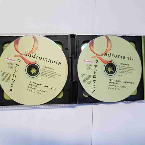 Mozart Essential String Quartets 4CD Quadromania Box Set Membran
