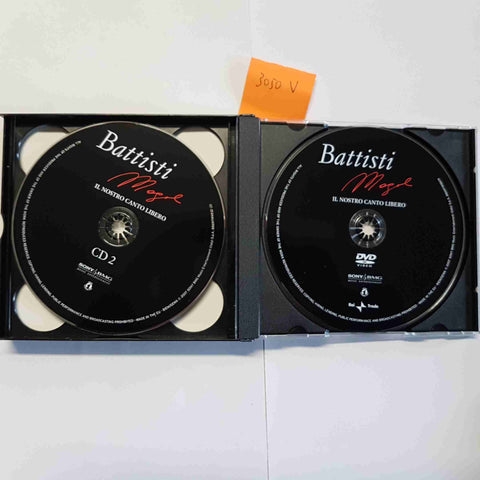 LUCIO BATTISTI Il Nostro Canto Libero 2CD + DVD Sony BMG Box 2007 MOGOL