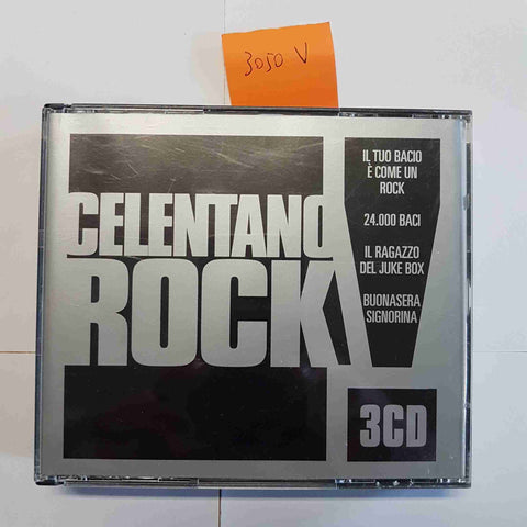 ADRIANO CELENTANO Rock 3 CD Raccolta Greatest Hits Box VIA GLUC MOLLEGGIATO