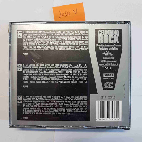 ADRIANO CELENTANO Rock 3 CD Raccolta Greatest Hits Box VIA GLUC MOLLEGGIATO