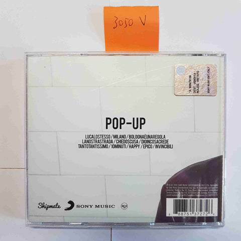 LUCA CARBONI Pop-Up CD Album 2015 Sony Music LUCA LO STESSO BOLOGNA E' 1 REGOLA