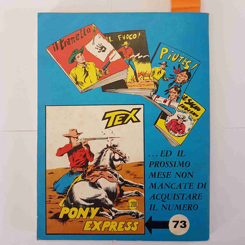 TEX WILLER Gigante 32 La morte aspetta nel buio BONELLI 1966 originale 200 lire