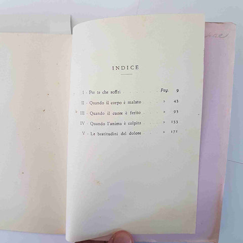NINO SALVANESCHI Saper soffrire dall'Oglio Milano 1949 vintage FILOSOFIA