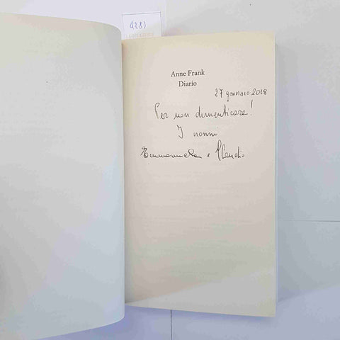 ANNE FRANK DIARIO Edizione Definitiva 2018 GEDI AUSCHWITZ BERGEN-BELSEN SHOAH