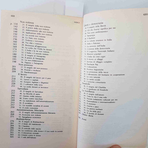 GANDHI - IL MIO CREDO, IL MIO PENSIERO Newton 1992 Grandi Tascabili Economici