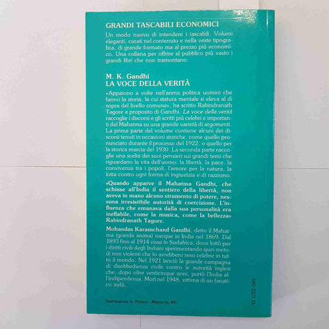 GANDHI - La voce della verita' Newton Grandi Tascabili Economici 1991