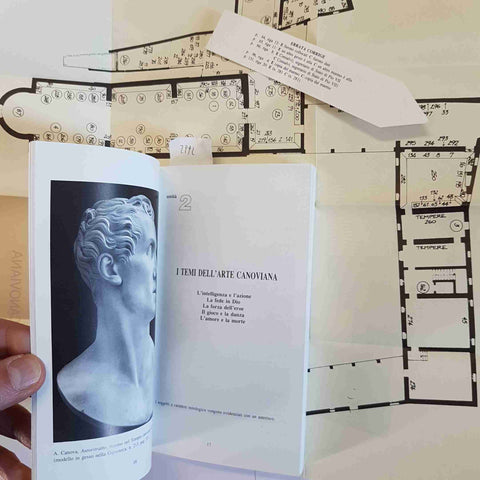 La Gipsoteca Canoviana di Possagno Canova catalogo museo libro + cartina 1992