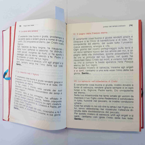 MESSALINO FESTIVO DELL'ASSEMBLEA EDIZIONE 1984 EDB RILEGATO ROSSO liturgia