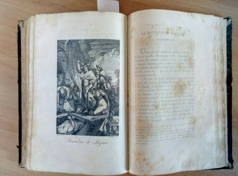 GESU CRISTO NEI DUE TESTAMENTI 1827 PIETRO RUDONI - LODI/INCISIONI STUCCHI(