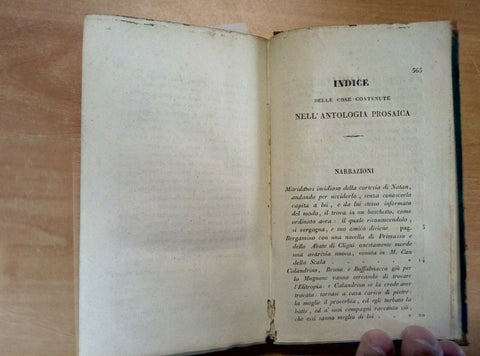 ANTOLOGIA ITALIANA - MAGISTRATO DELLA RIFORMA 1841 STAMPERIA REALE TORINO (