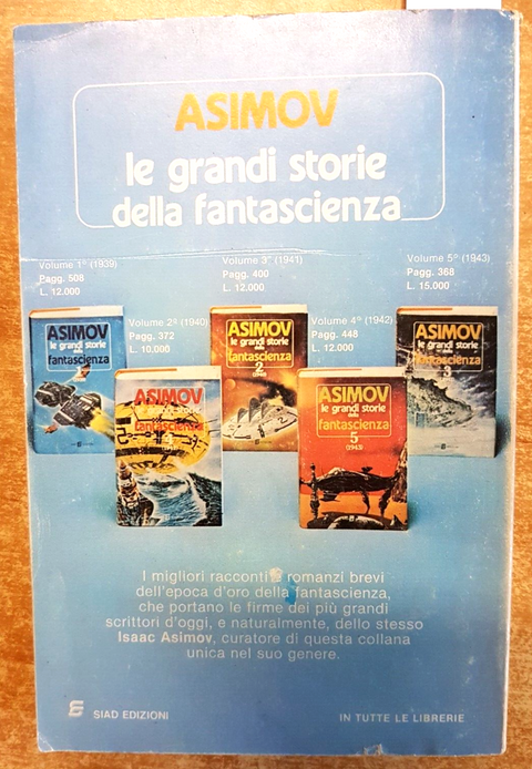 ISAAC ASIMOV rivista di fantascienza n8 - 1982 racconti science fiction (4