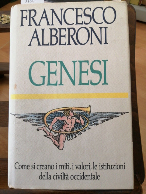 FRANCESCO ALBERONI - GENESI 1ED. CDE 1990 RILEGATO (3706) COME SI CRE