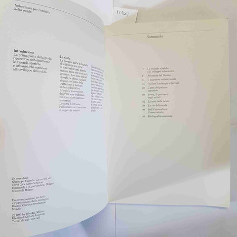 MILANO GUIDE ARTISTICHE ELECTA GUIDA D'ARTE CITTA' E MONUMENTI ELECTA 1993