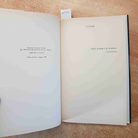ULISSE - PAOLO GRANZOTTO RIZZOLI 1988 VITA VIAGGI AVVENTURE EROI ANTICHI 1°ediz.