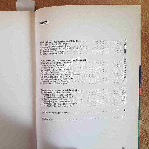 LE GRANDI BATTAGLIE NAVALI DELLA II GUERRA MONDIALE BOSCHESI 1971 MONDADORI