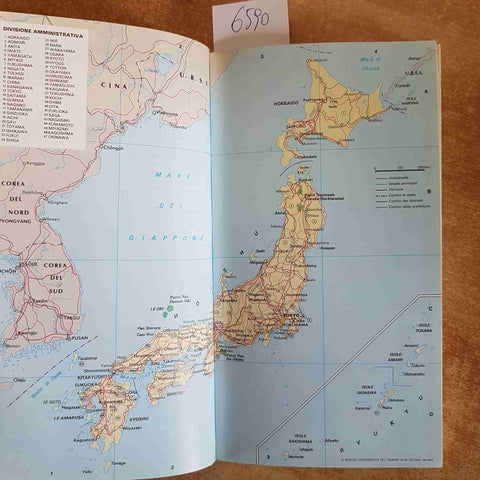 GIAPPONE GUIDA TOURING CLUB ITALIANO GUIDE AI PAESI LONTANI 1988 TOKYO KYOTO