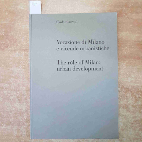 VOCAZIONE DI MILANO VICENDE URBANISTICHE GUIDO AMOROSI 1977 THE ROLE OF MILAN