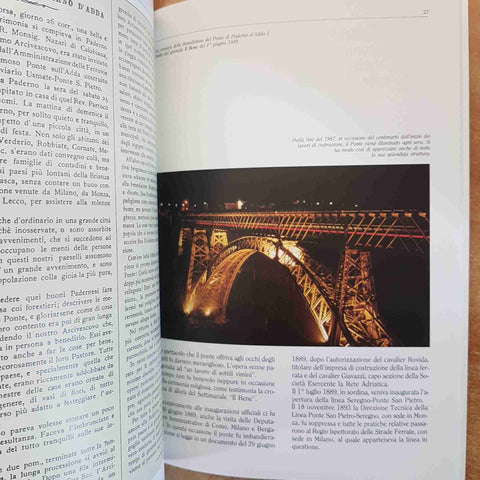 IL VIADOTTO DI PADERNO SULL'ADDA 1889-1989 STORIA DEL PONTE ROTHLISBERGER