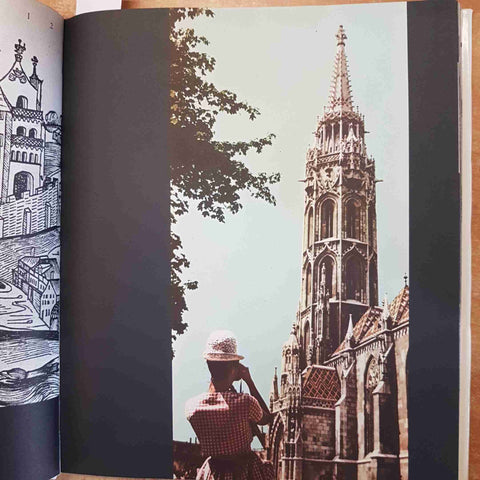 BUDAPEST LIBRO FOTOGRAFICO IN BIANCO/NERO EDITIONS CORVINA 1968