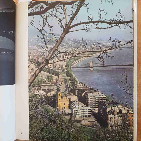 BUDAPEST LIBRO FOTOGRAFICO IN BIANCO/NERO EDITIONS CORVINA 1968