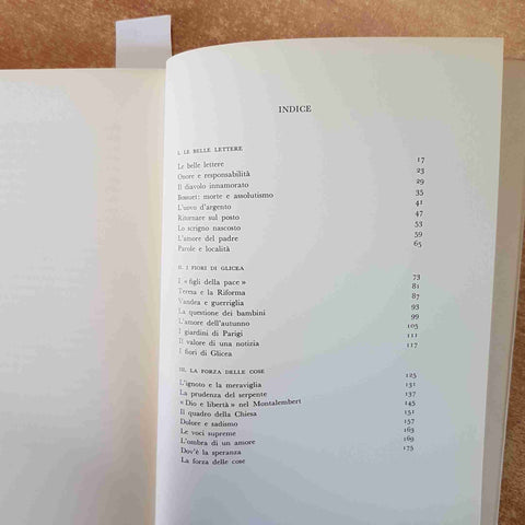 LE BELLE LETTERE brevi saggi di varia DINO DEL BO 1984 ALL'INSEGNA PESCE D'ORO