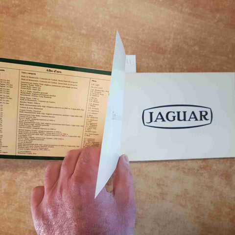 JAGUAR LIBRO ILLUSTRATO STORIA AUTO CLASSICHE FOTOGRAFIE D'EPOCA 1980 AUTOMOBILI