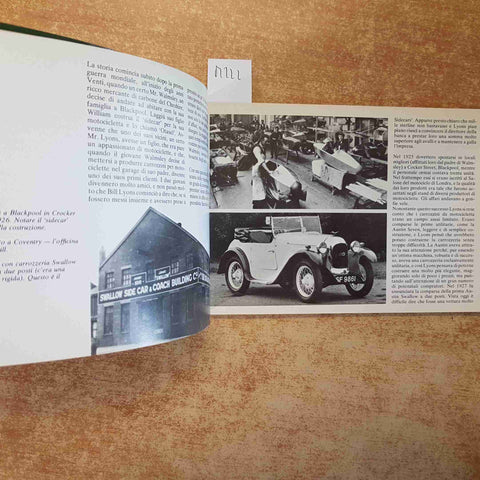 JAGUAR LIBRO ILLUSTRATO STORIA AUTO CLASSICHE FOTOGRAFIE D'EPOCA 1980 AUTOMOBILI